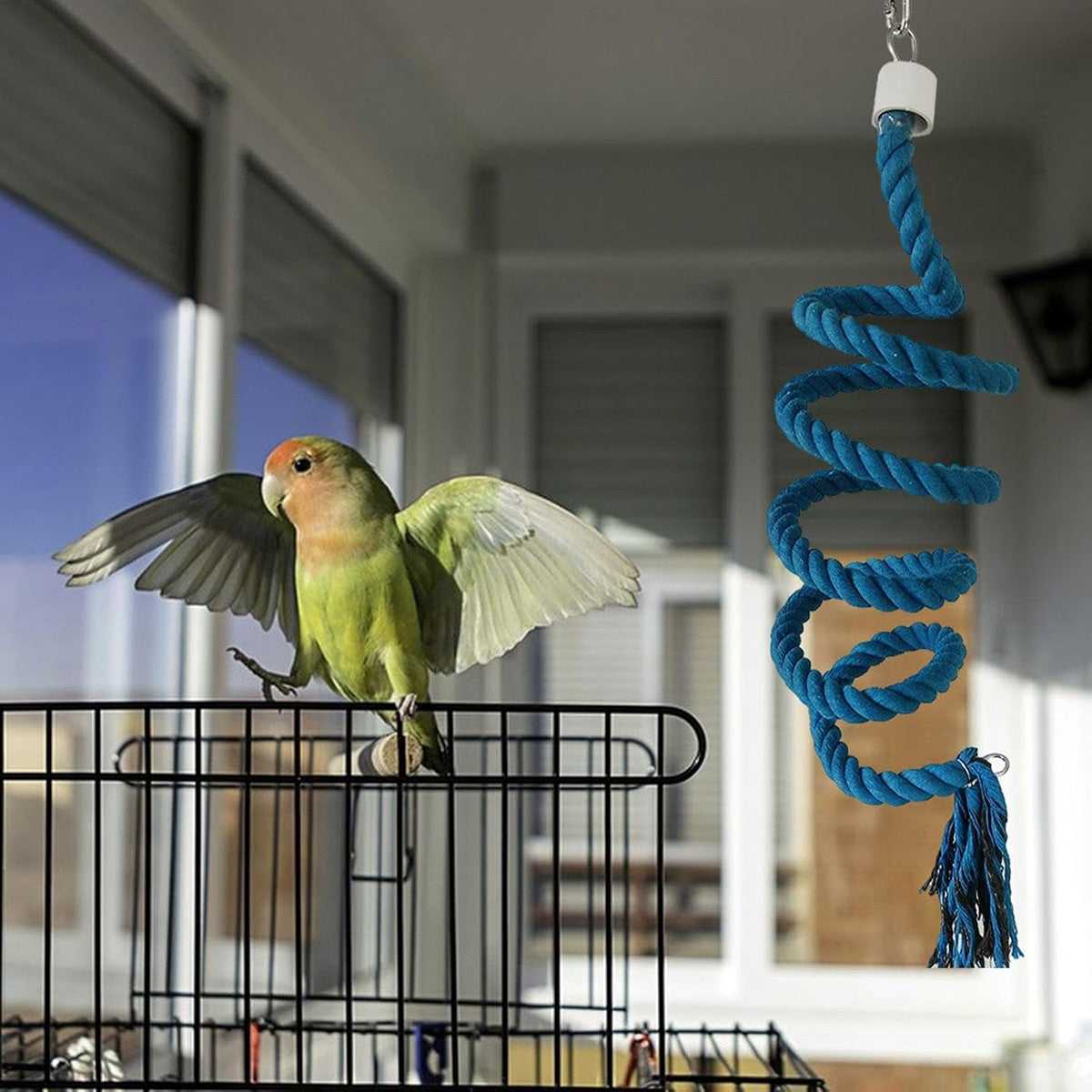 Bird Climbing Rope Toy Gradient Colour - Image 4