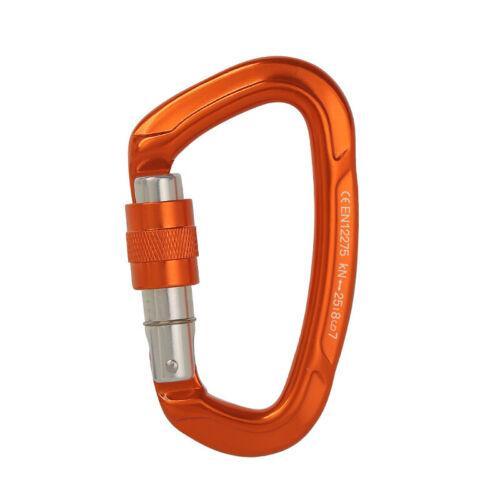 25KN Screwgate Carabiner Black - Image 9