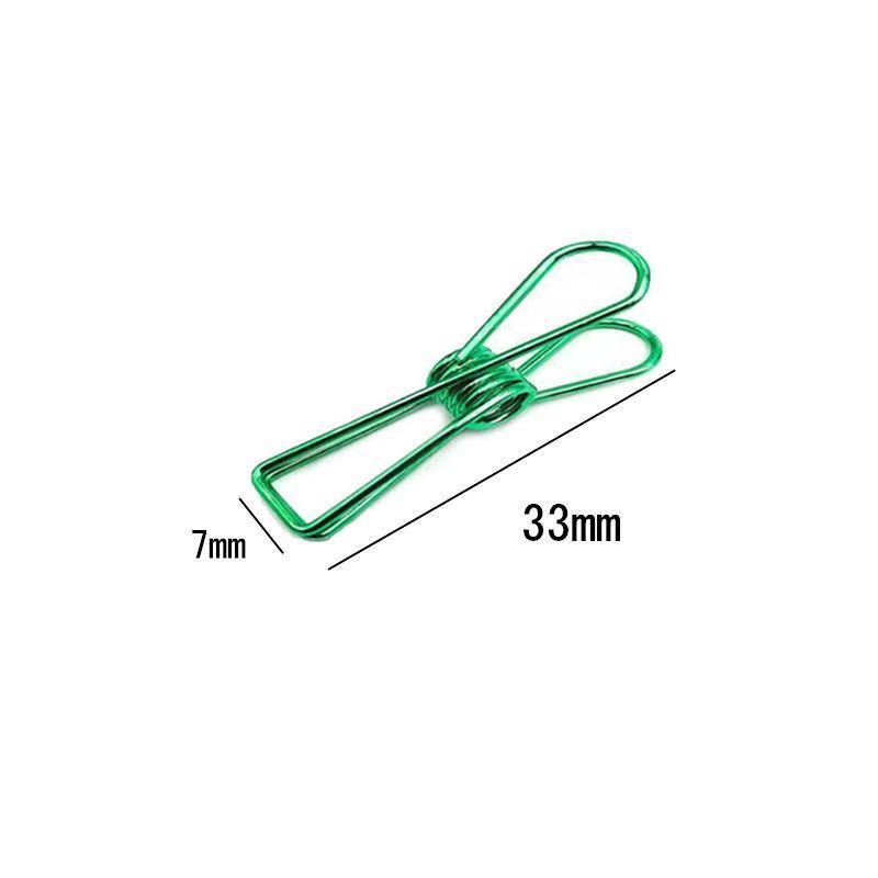 10X Spring Paperclips 33mm Rose Gold - Image 4