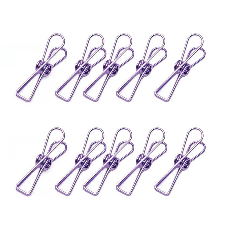 10X Spring Paperclips 33mm Rose Gold - Image 6