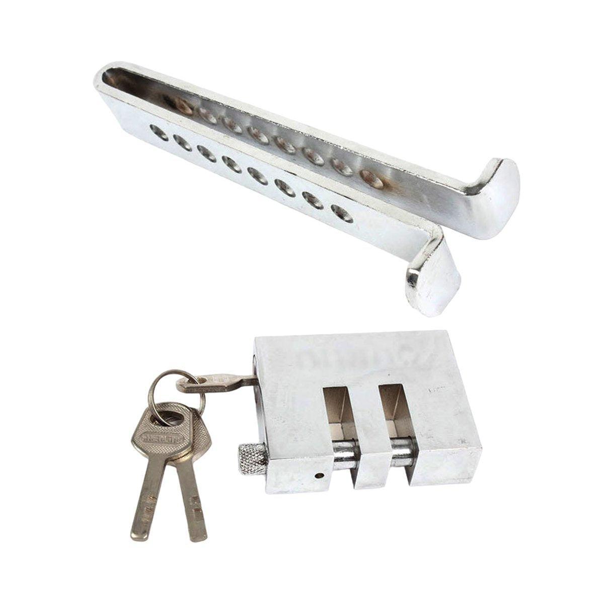 Universal Car Anti-Theft Clutch Throttle Brake Lock 9 Holes - Image 2