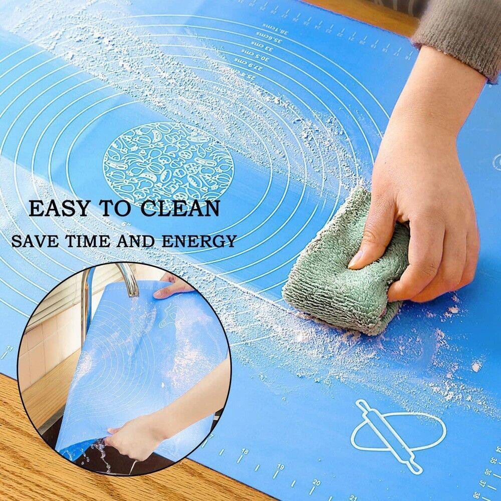 Orange Silicone Rolling Dough Mat - Image 5