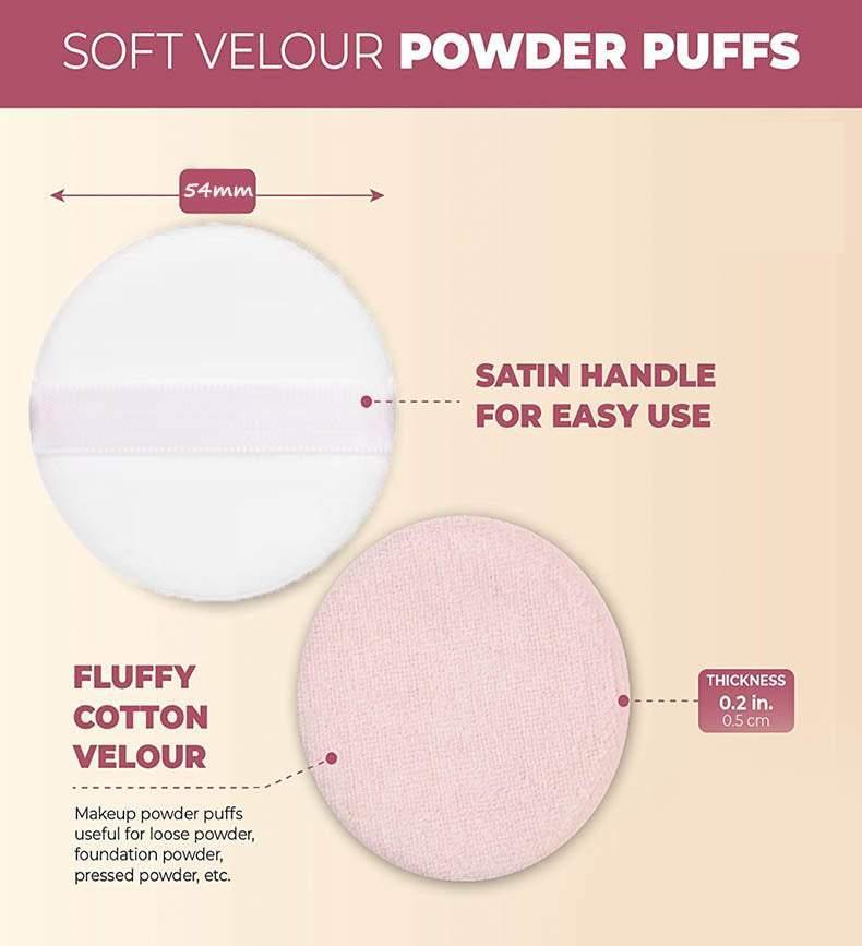Air Cushion Puff Powder Foundation Makeup Sponge Rose Red - Image 3