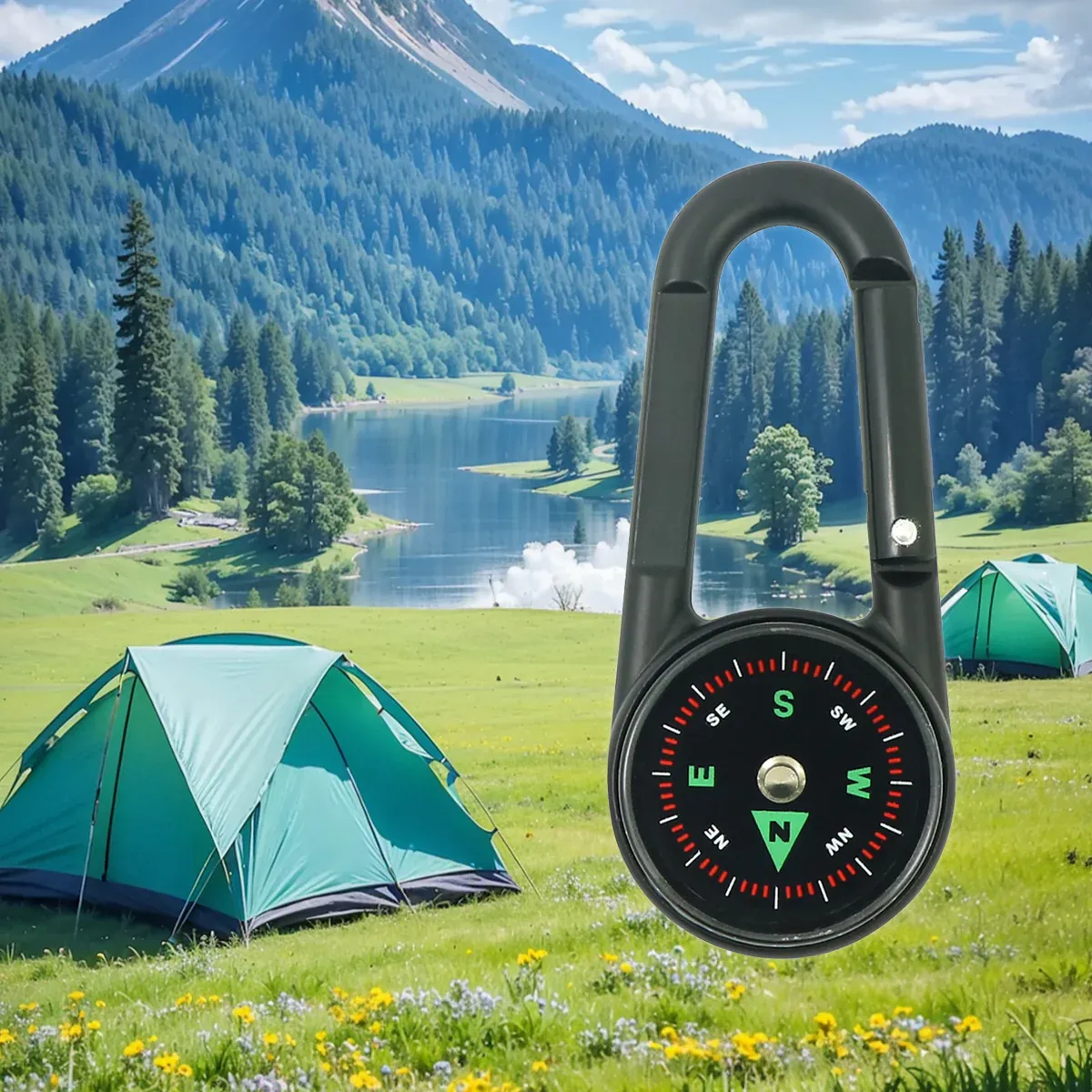 Compass Double Sided Portable Hiking - Image 10