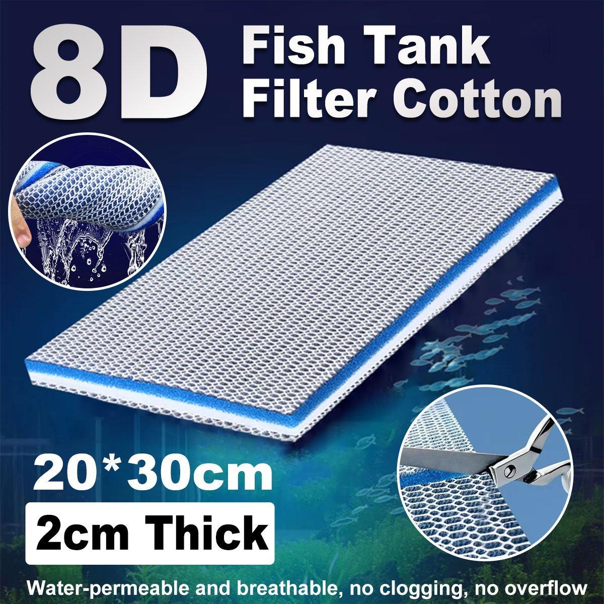 Aquarium 8D Filter Cotton