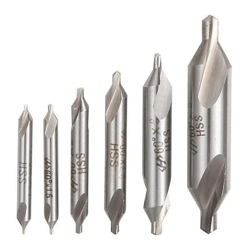 6Pcs Combined Center Drill Countersink Bit - Image 2