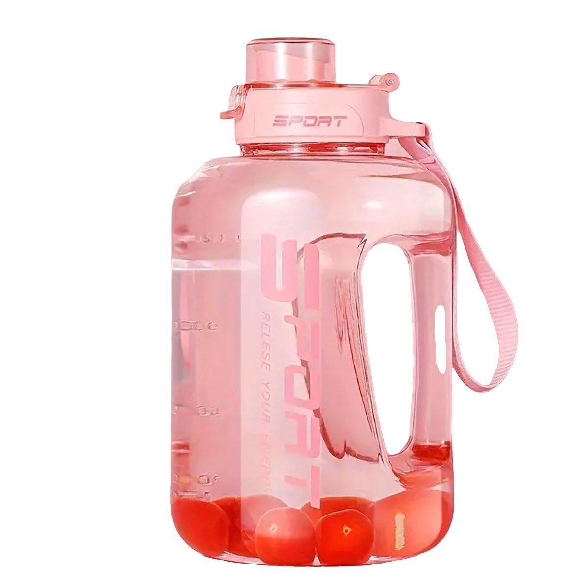 Large Fitness Water Bottle - Black - Image 6