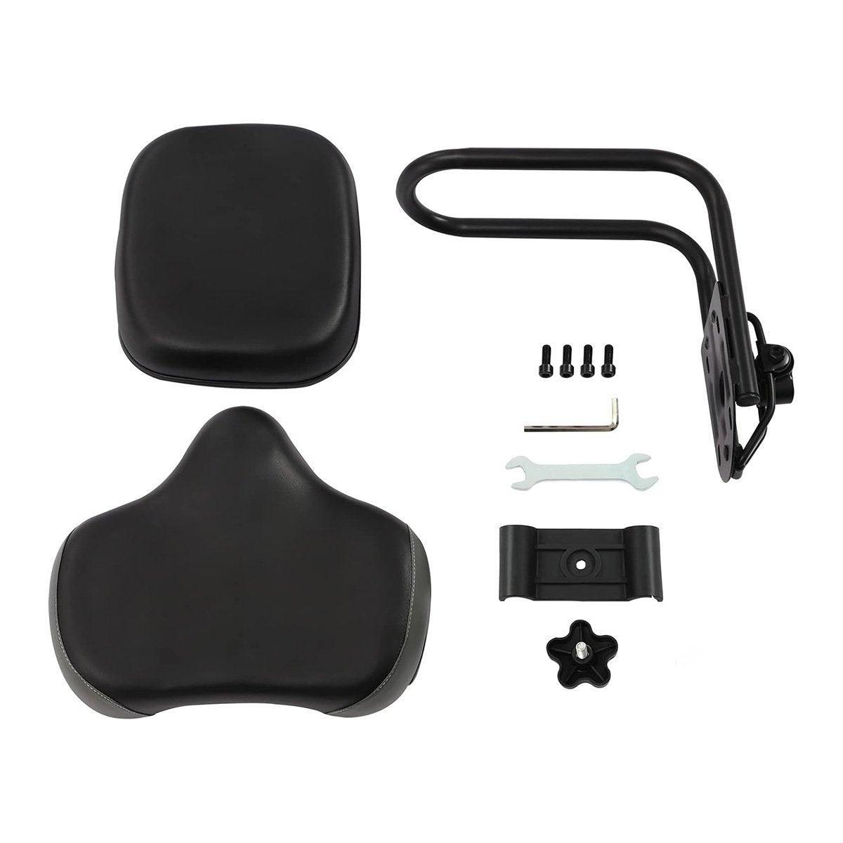 Electric Bicycle Tricycle Seat with Backrest Grey - Image 4