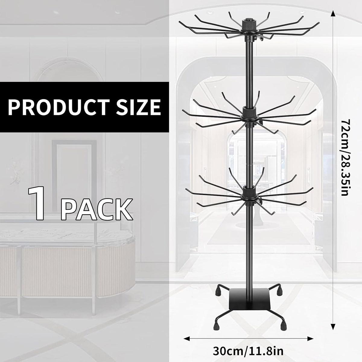 3-Tier Rotating Sock Rack - Image 3