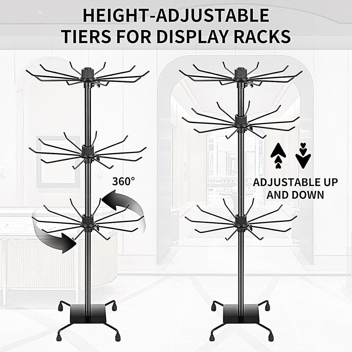 3-Tier Rotating Sock Rack - Image 4
