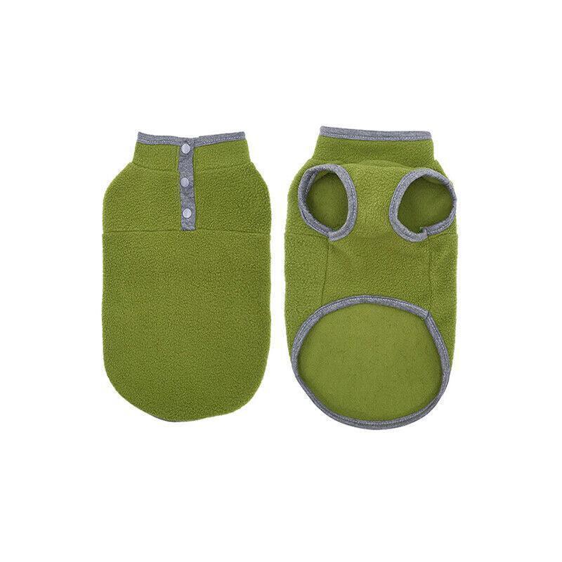 Pet Fleece Jumper Green XS Warm - Image 7