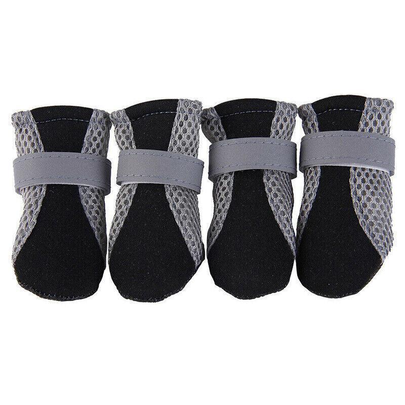 Dog Shoes Red XL 4PCS Anti Slip - Image 6