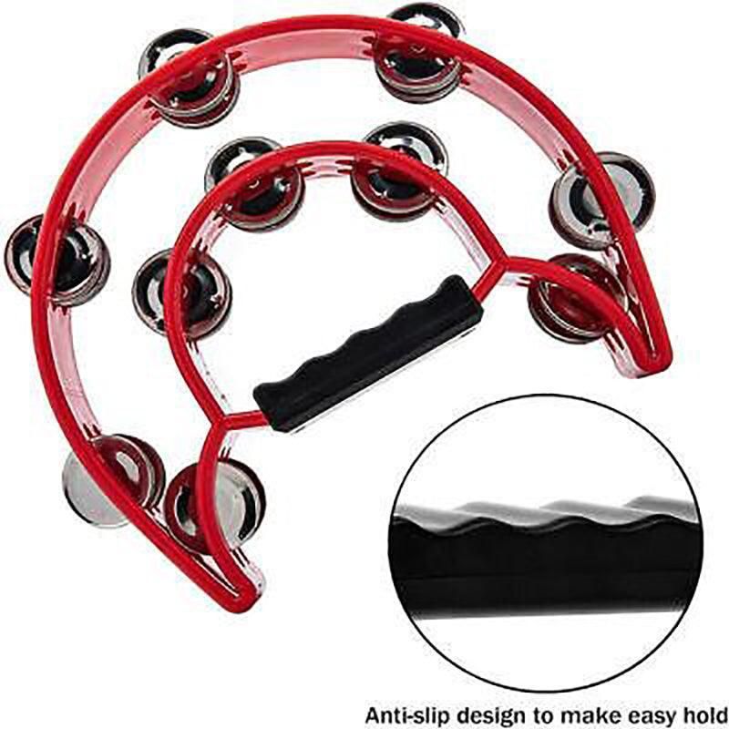 Double Half Moon Tambourine Green - Image 10