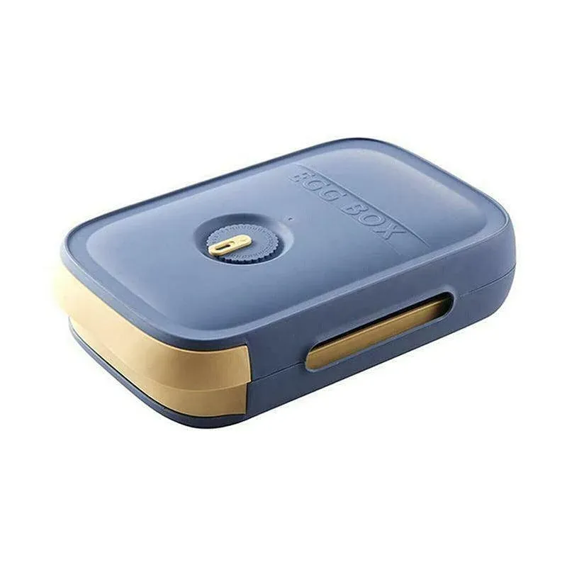 Drawer Type Eggs Tray Storage Box Blue