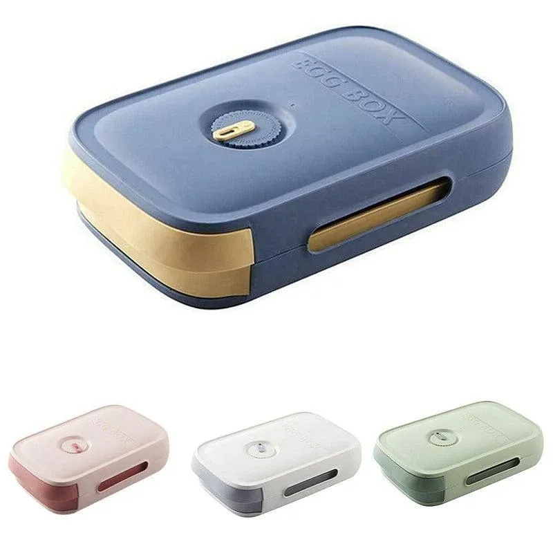 Drawer Type Eggs Tray Storage Box Pink - Image 3