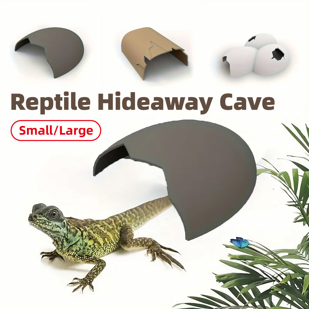 Reptile Hideout Tree Pattern Set of 2