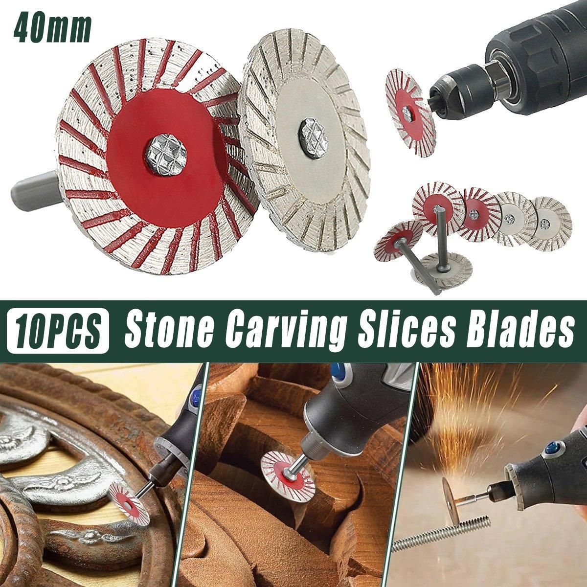 10pcs 40mm Stone Engraving Saw Blades
