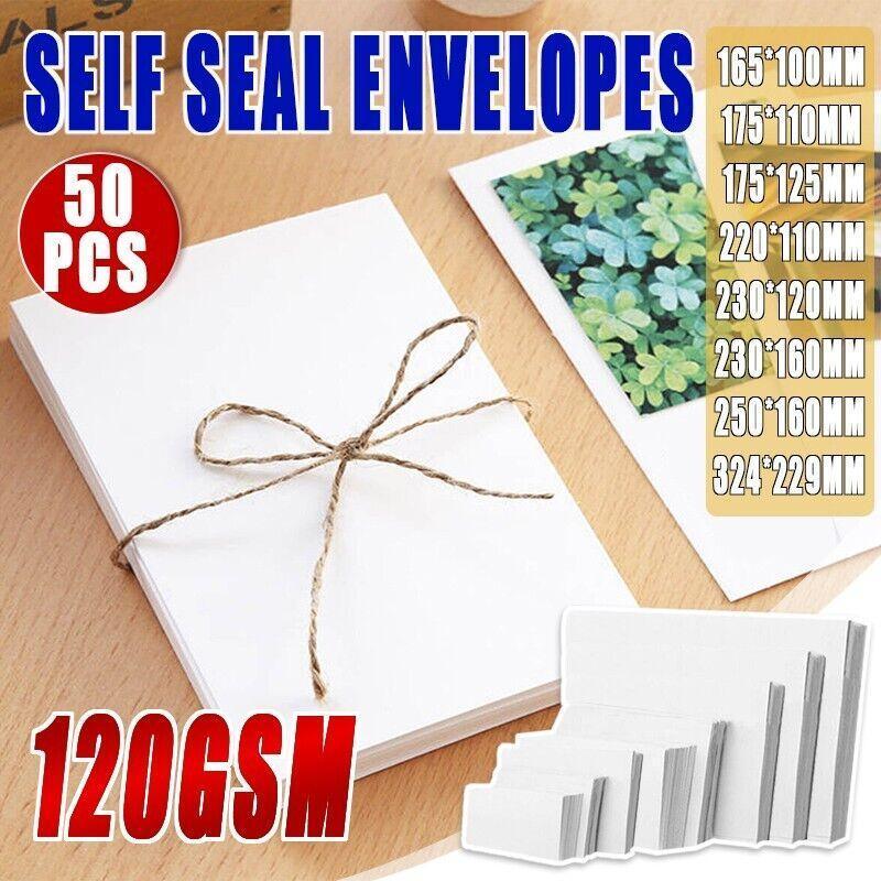 White Business Envelopes 230x120MM