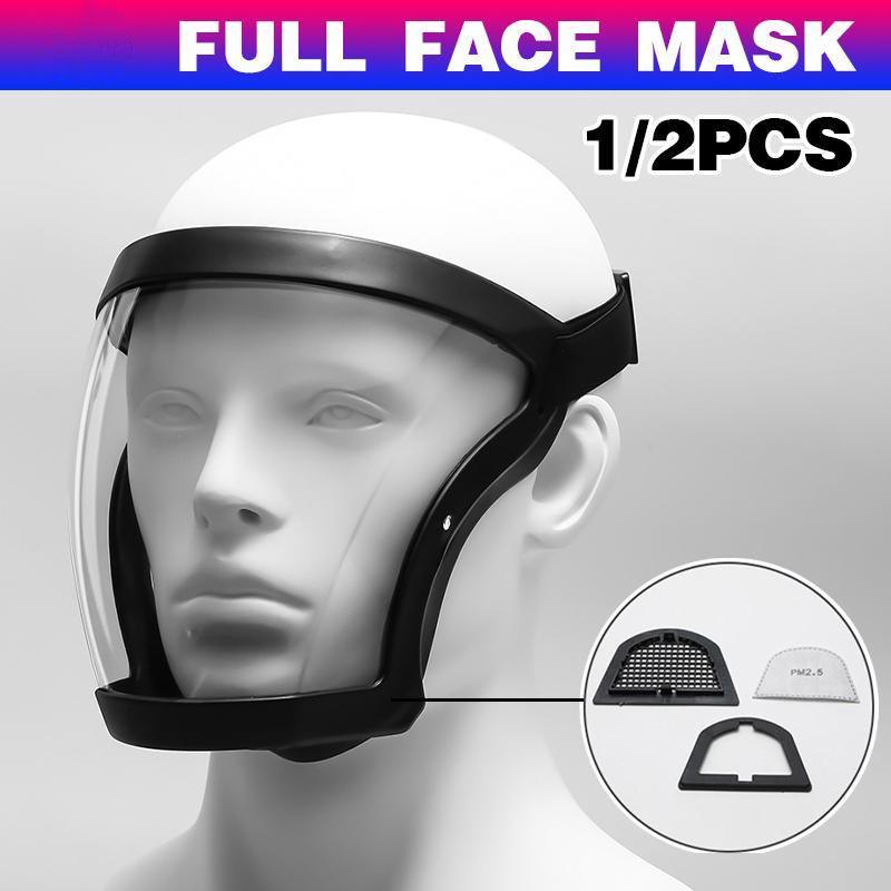 Super Protective Mask Anti-Fog Black 2PC - Image 2