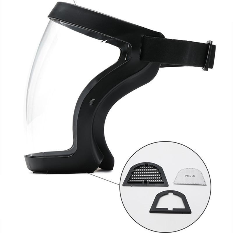 Super Protective Mask Anti-Fog Black 2PC - Image 5
