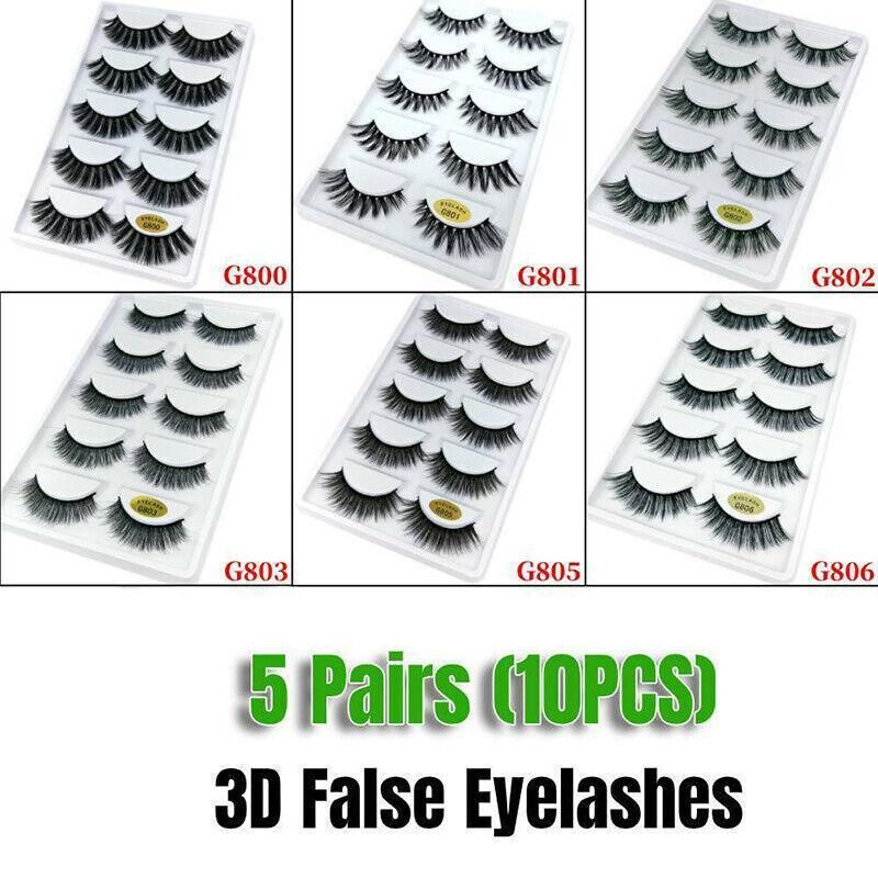 5 Pairs 3D Natural Thick False Eyelashes G800 - Image 6