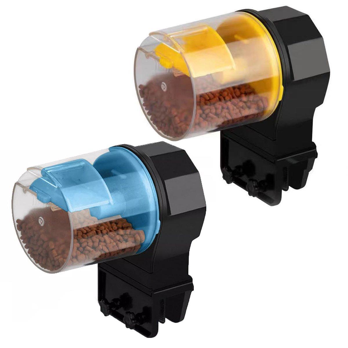 Intelligent Automatic Fish Feeder Yellow - Image 2