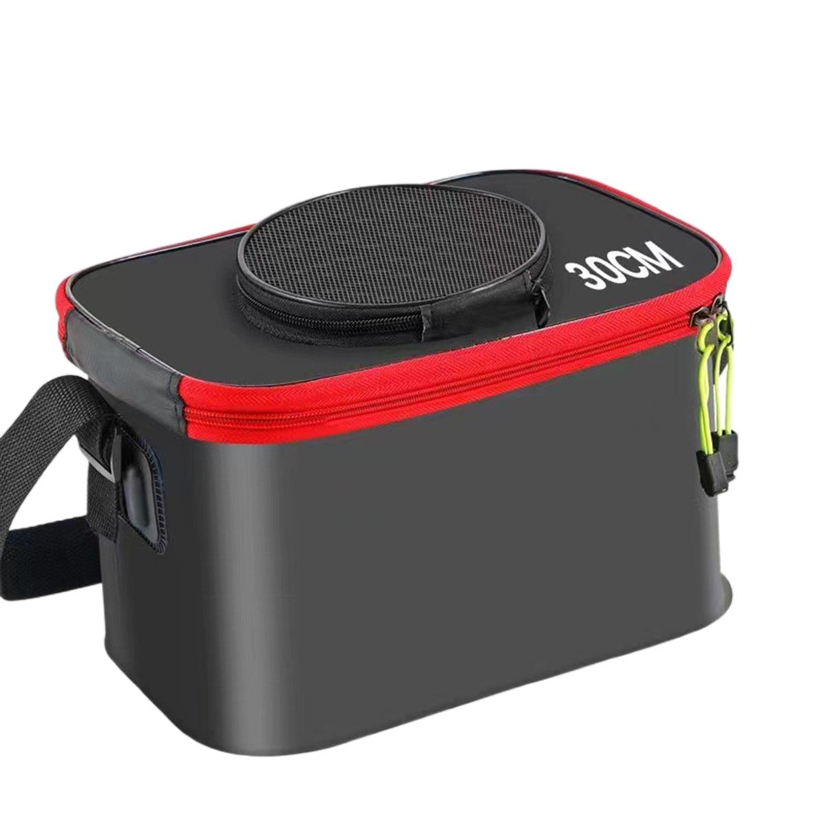 Portable Folding EVA Fishing Bucket Orange 50cm - Image 11