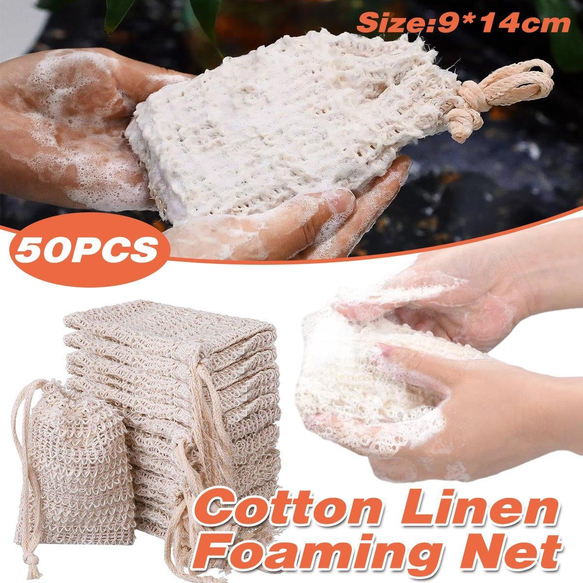 50PCS Soap Exfoliating Bags
