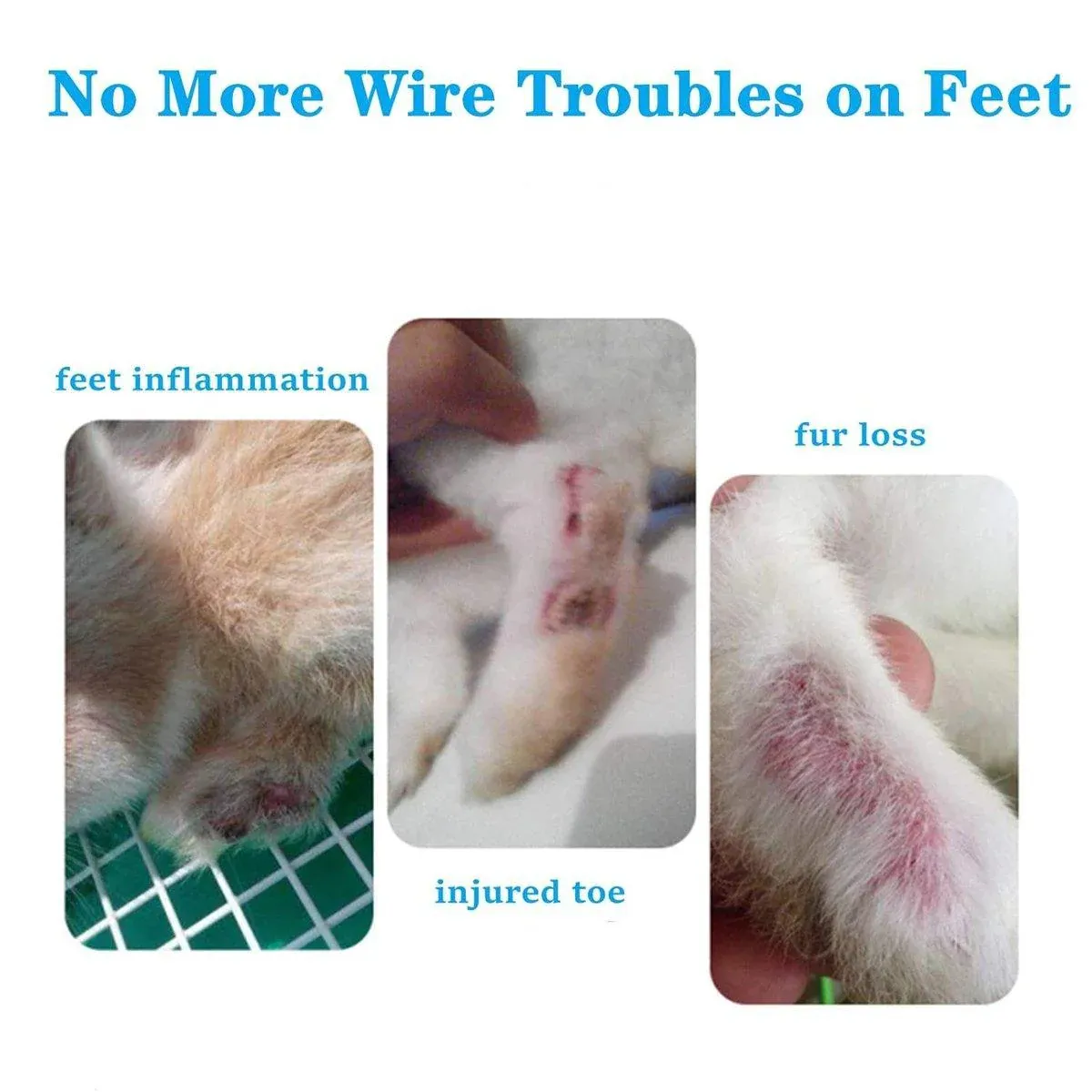 2pcs Rabbit Foot Mat White - Image 5