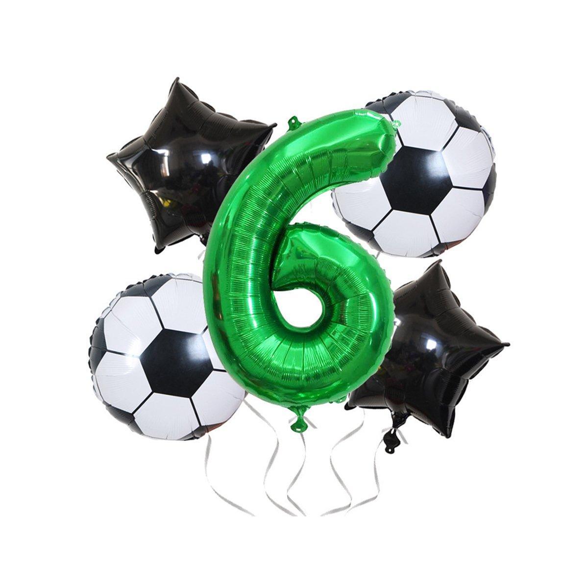 32 Inch Green Soccer Balloons 5 Pieces Set 1 - Image 11