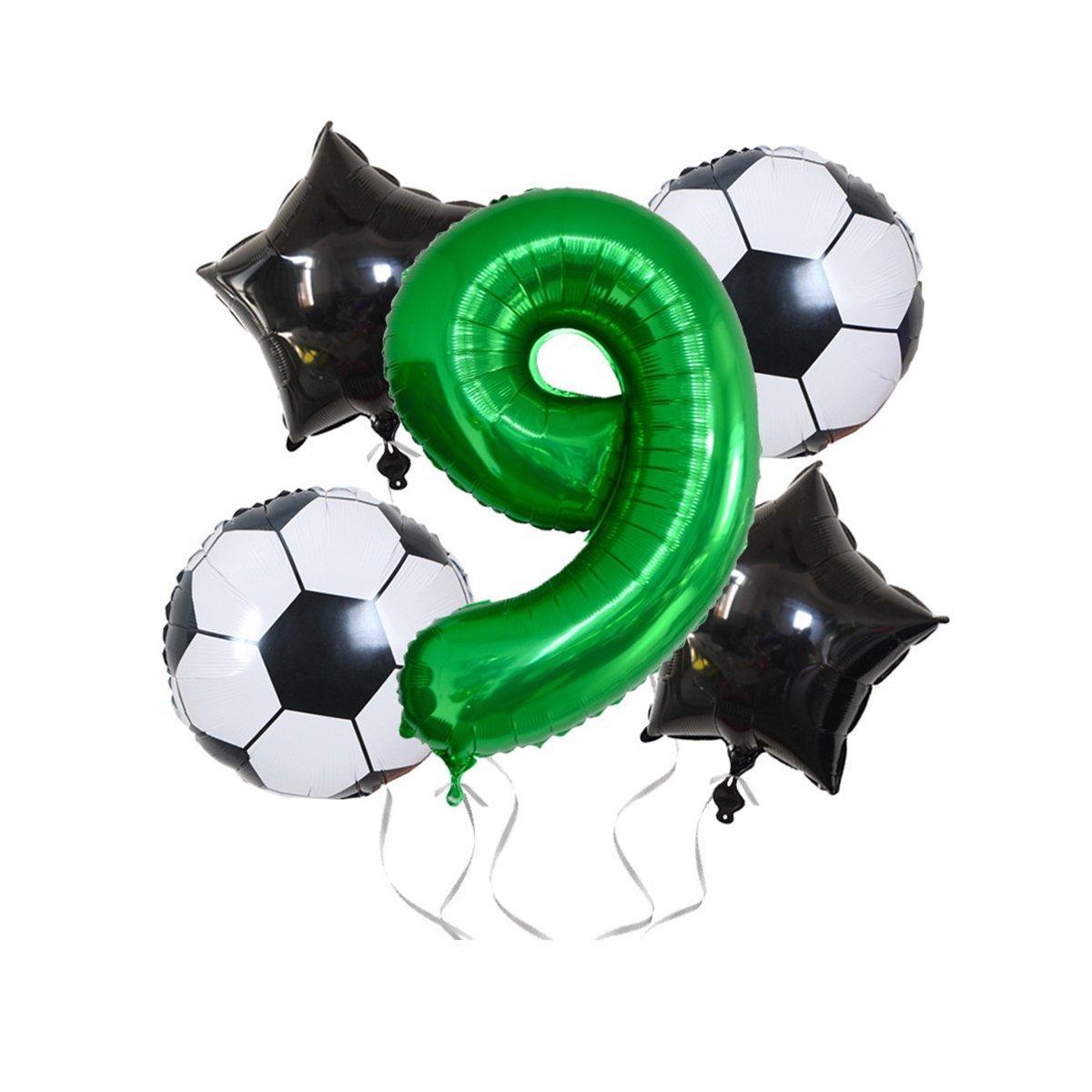 32 Inch Green Soccer Balloons 5 Pieces Set 1 - Image 14