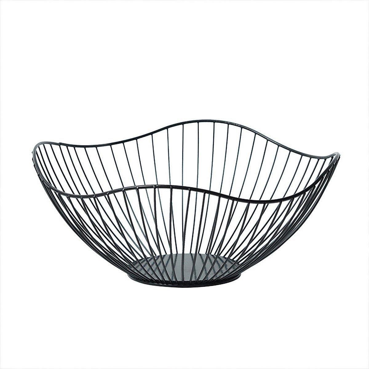 Large Iron Fruit Storage Basket Gold - Image 6