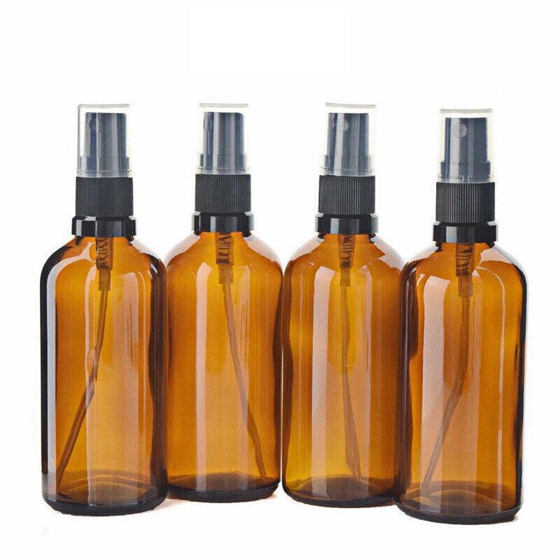 100ml Amber Glass Essential Oil Roller Bottles 5PCS - Image 14
