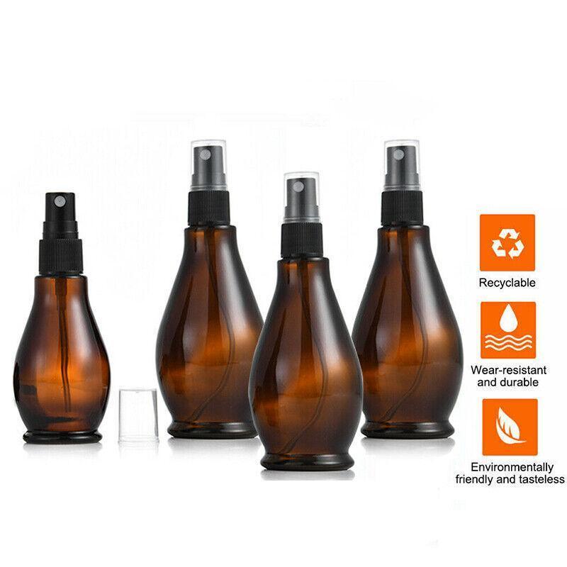 30ml Amber Glass Essential Oil Spray Bottle 10PCS - Image 3