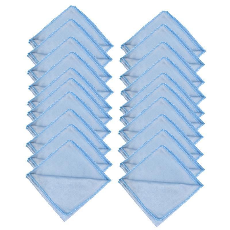 20 Pcs Microfibre Glass Cleaning Cloth Car Towel 40x40cm