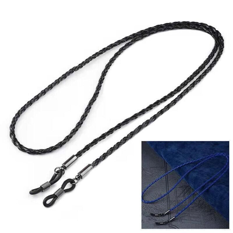 PU Glasses Holder Strap Chain - Black - Image 14