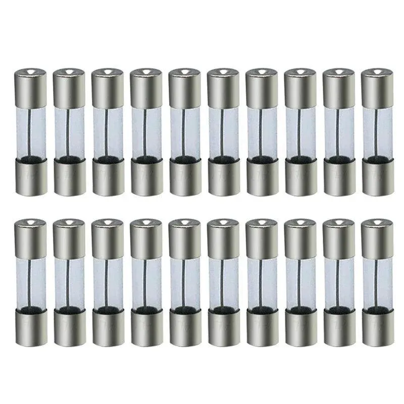 20Pcs M205 Glass Fuse F5A