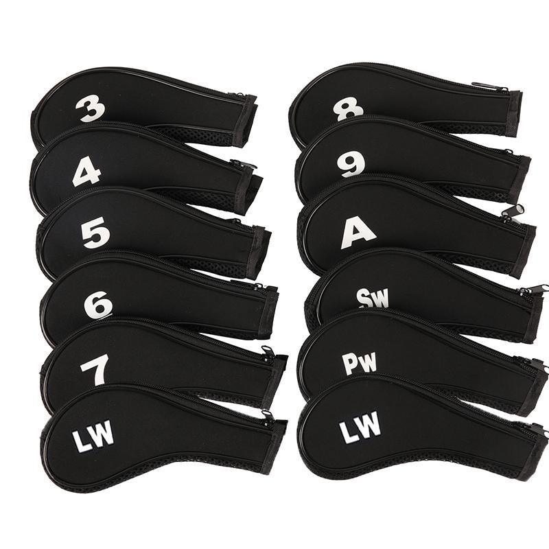 12Pcs Golf Head Cover Set Red - Image 6