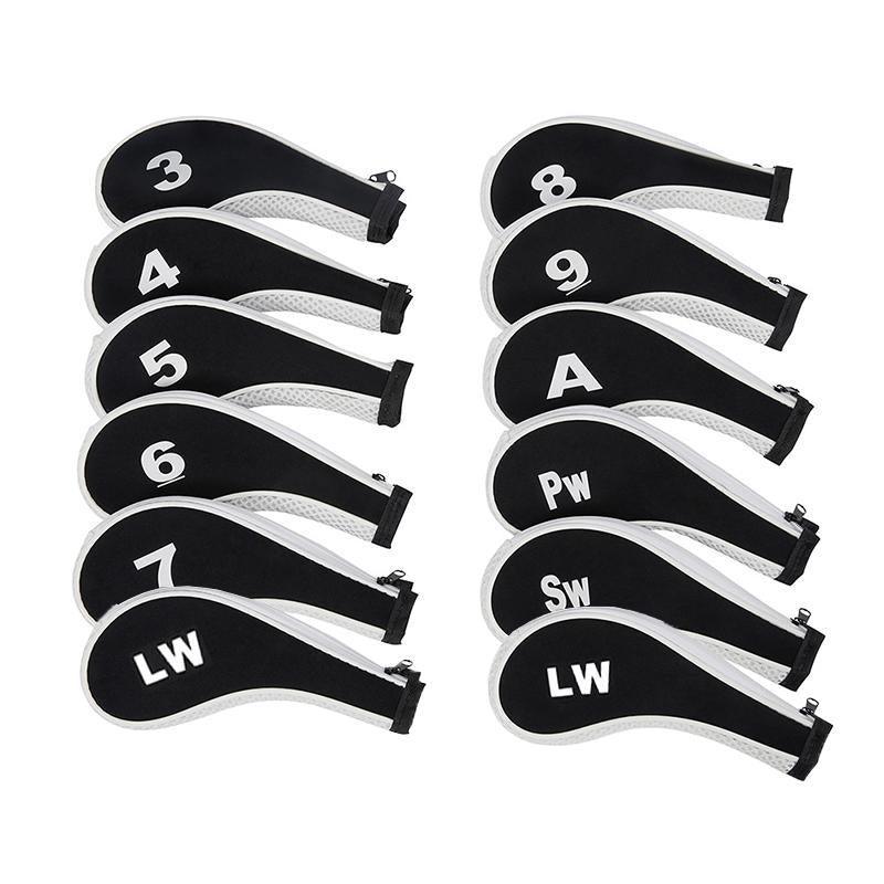 12Pcs Golf Head Cover Set Red - Image 10