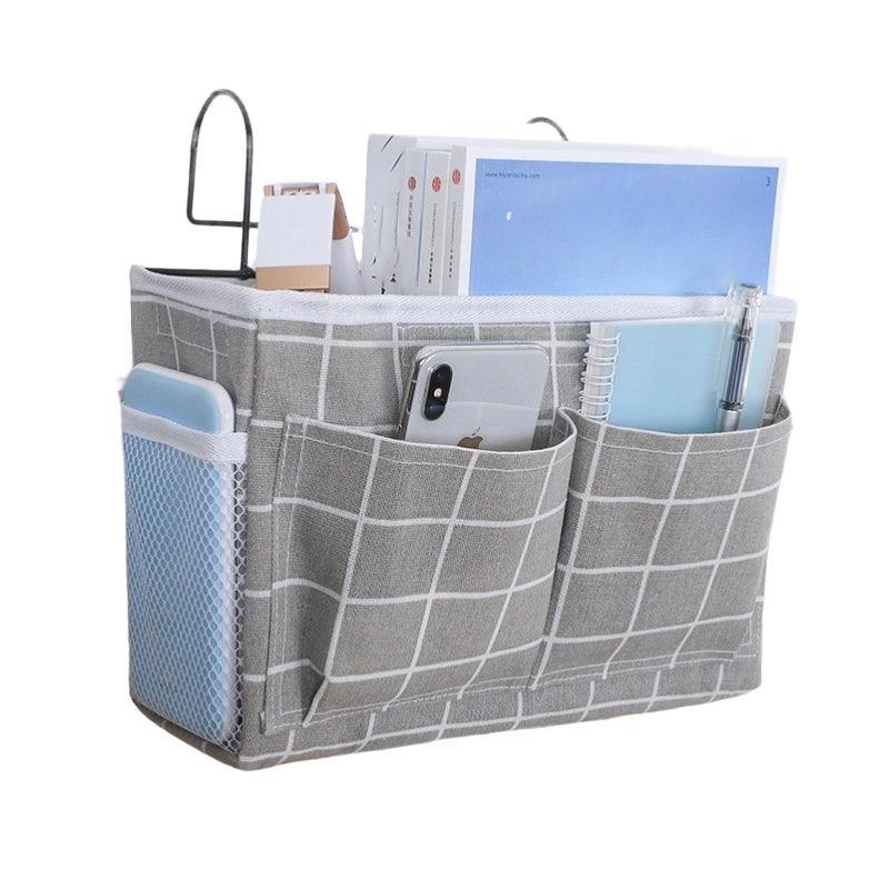 Hanging Bedside Storage Caddy Grey Triangle - Image 13