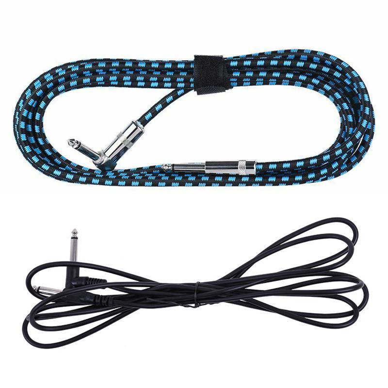 3M Guitar Amp Cable 6.35mm Mono Jack to Jack Black - Image 2