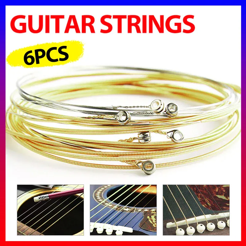 Acoustic Guitar Strings Steel Premium Light 6 pcs