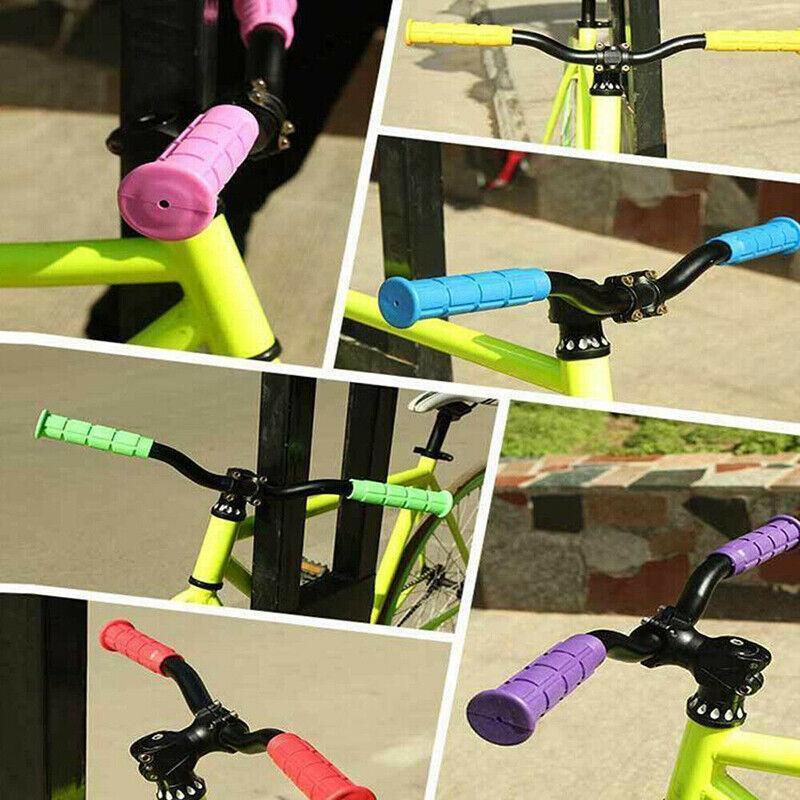 Rubber Grips for BMX MTB Bike Yellow - Image 5