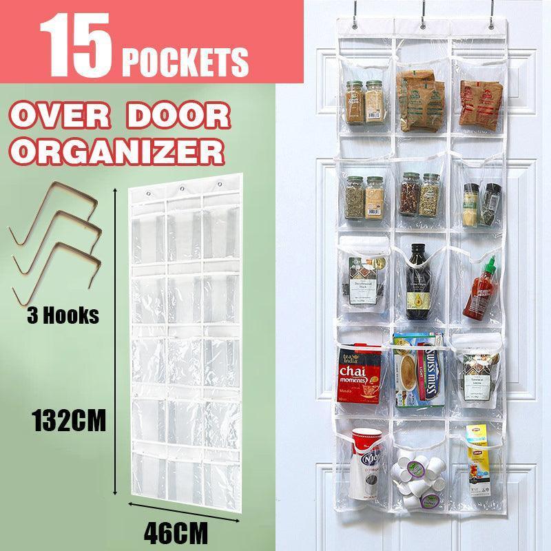 15 Pockets Waterproof Over The Door Organizer