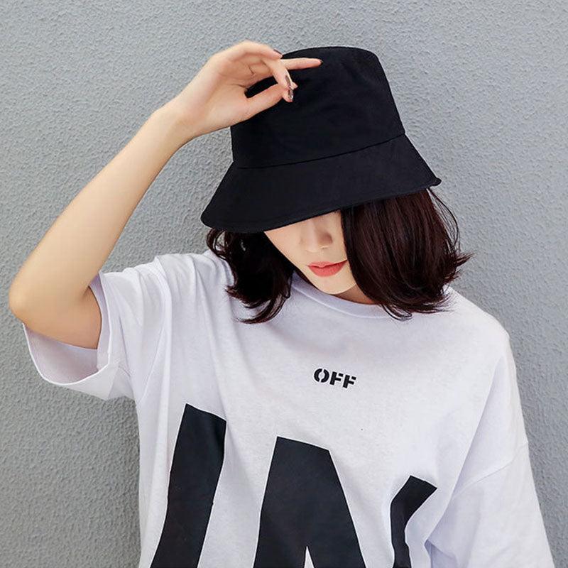 Unisex Sun Bucket Hat Beige - Image 4