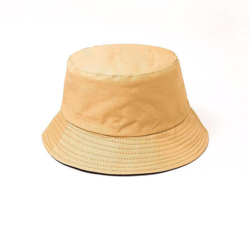 Unisex Sun Bucket Hat Beige - Image 8