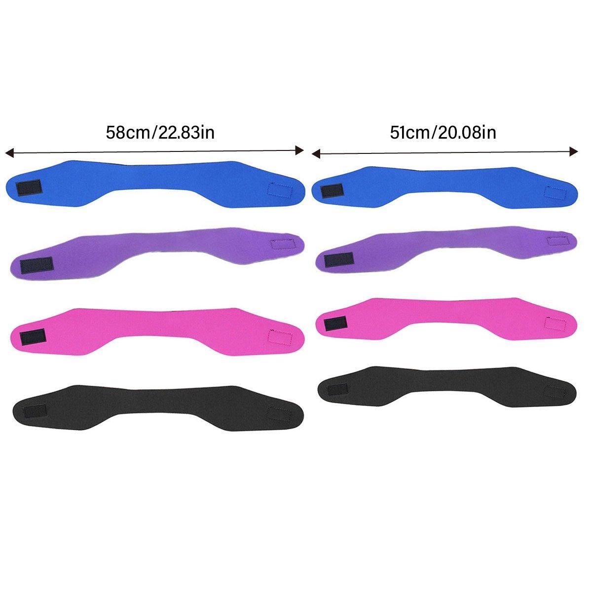 Waterproof Swimming Headband - Black M - Image 3
