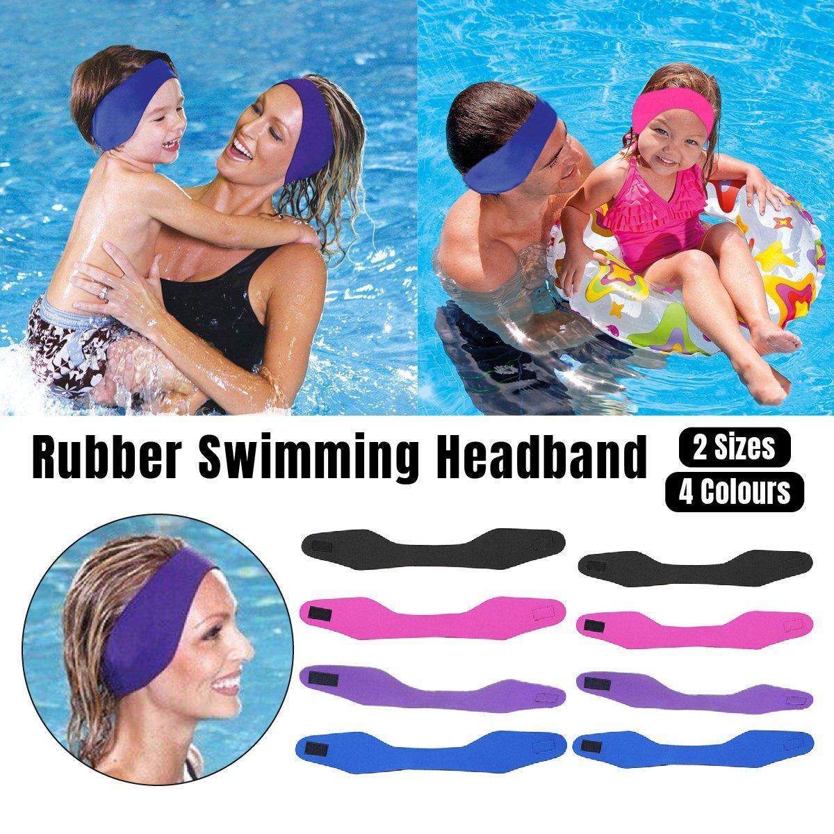 Waterproof Swimming Headband - Red M