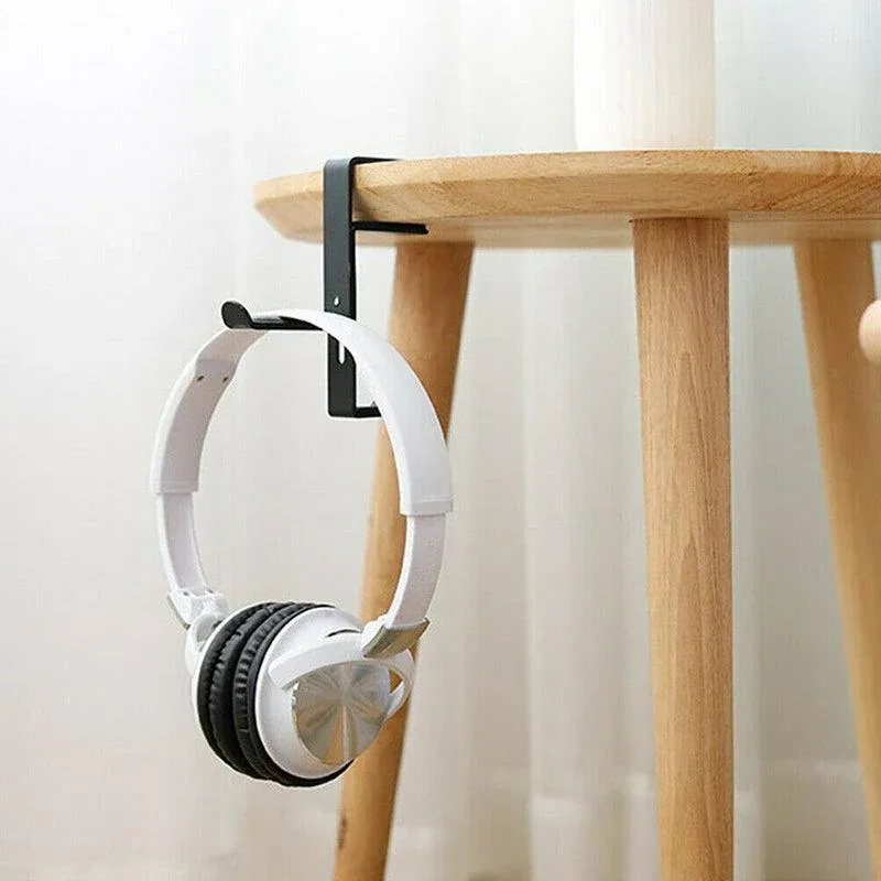 Metal Earphone Headset Desk Display Stand Black - Image 9