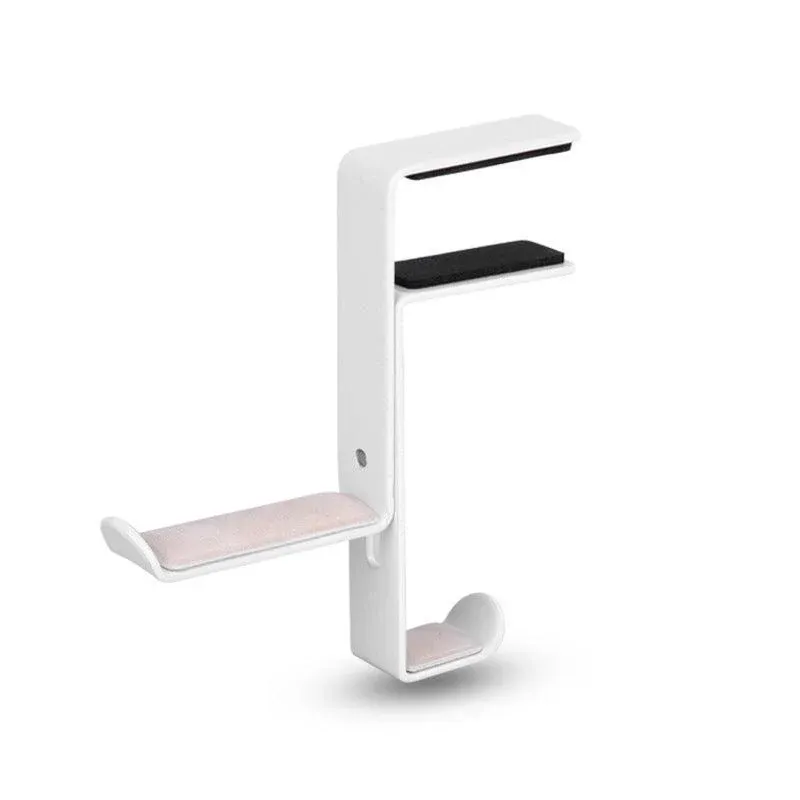 Metal Earphone Headset Desk Display Stand White